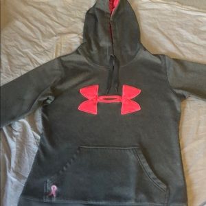 Pink Under Armour Hoodie XS